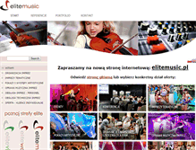 Tablet Screenshot of elite-music.pl